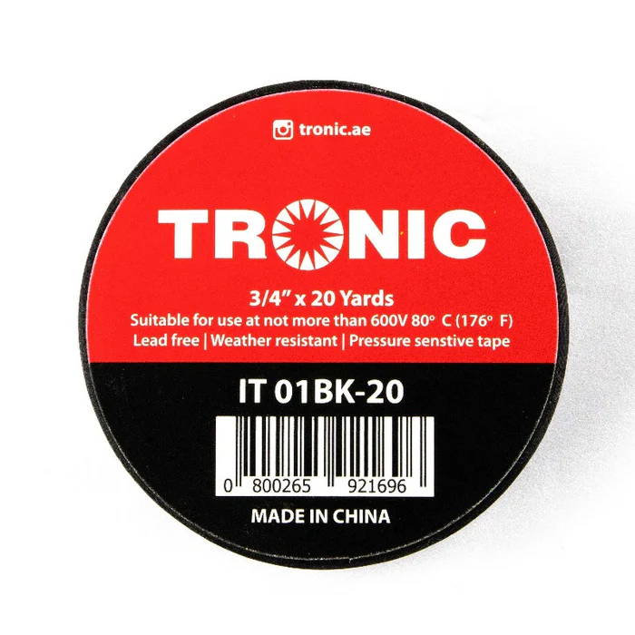 [IT 01BK-20] Insulation Tape 20 Yard - Black